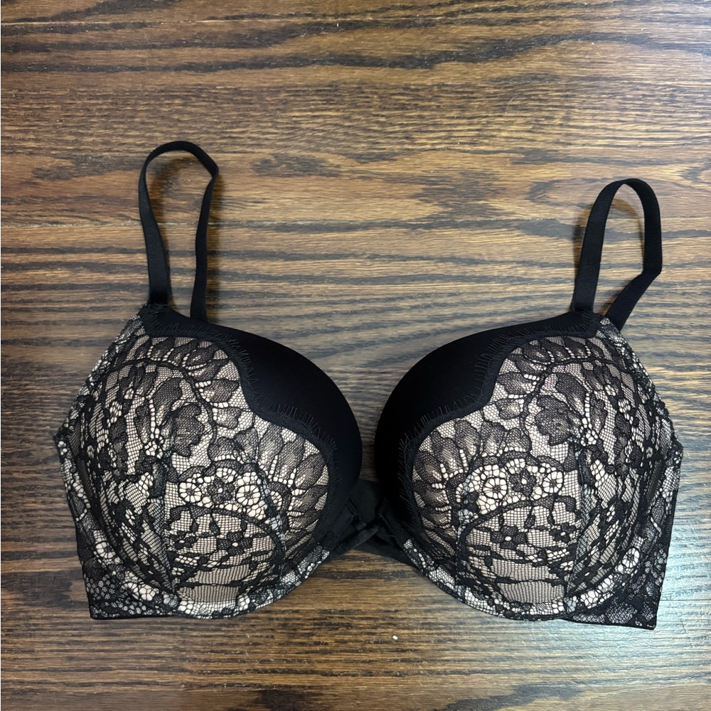 Victoria's Secret bombshell Push-Up Bra black lace sexy